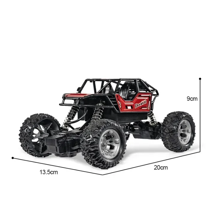 Kialloy Adult Remote Control All Terrain Car,4WD 1:16RC 40km/h High Speed RC Truggy Car,2,4 GHz All Terrain Waterproof Radio Remote Control Electric Vehicle RTR Toys.（red)