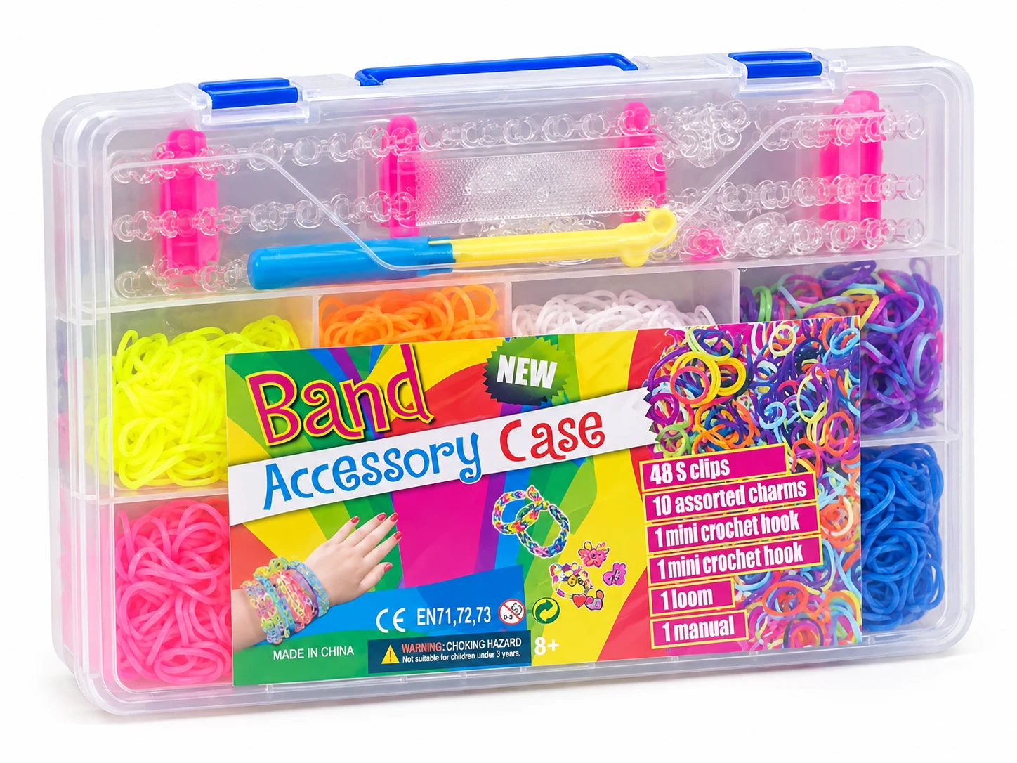 Colourful Loom Band Bracelet-Making Kit