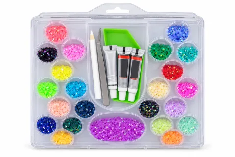 Colorful rhinestone craft organizer kit-1.png