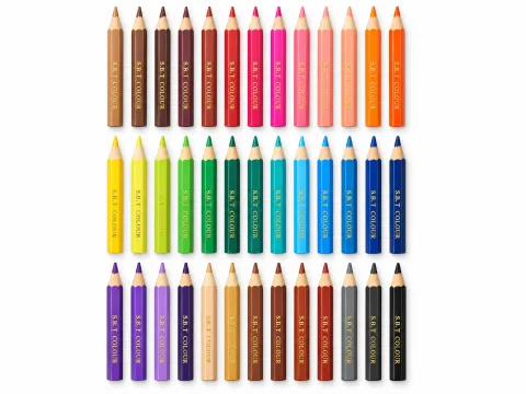 S.B.T colored pencils in a perfect grid-3.png