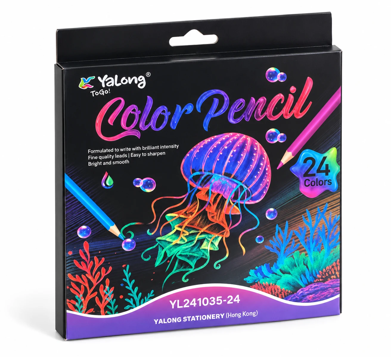 YaLong Colour Pencils – 24 Colours (YL241035-24)