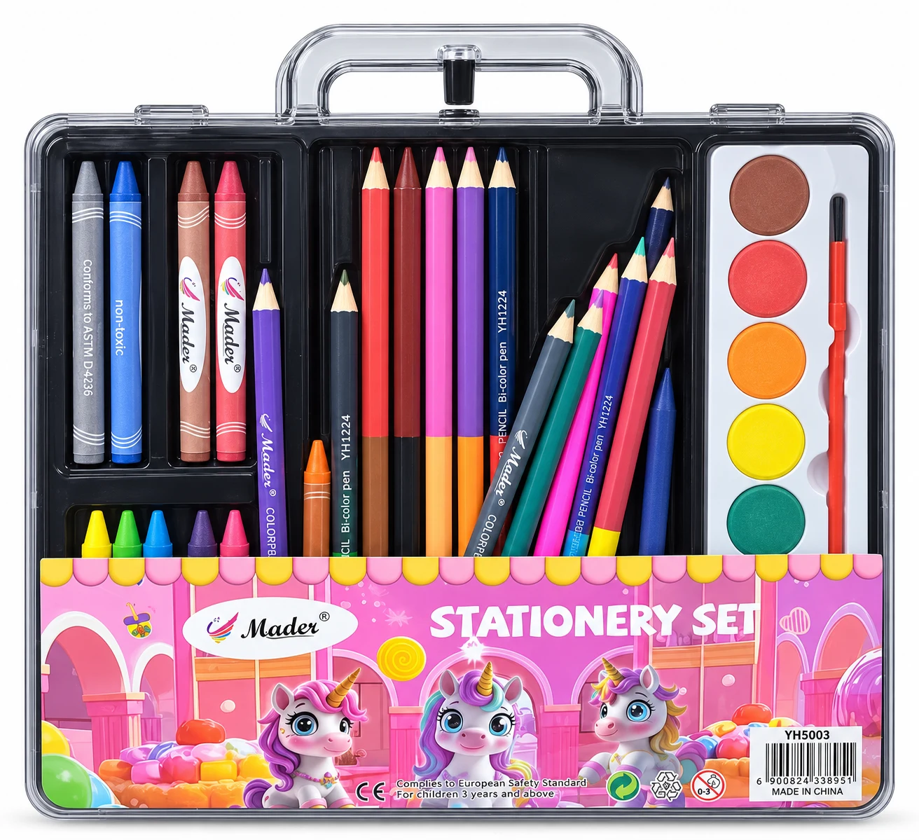 Mader Unicorn Stationery Art Set – YH5003