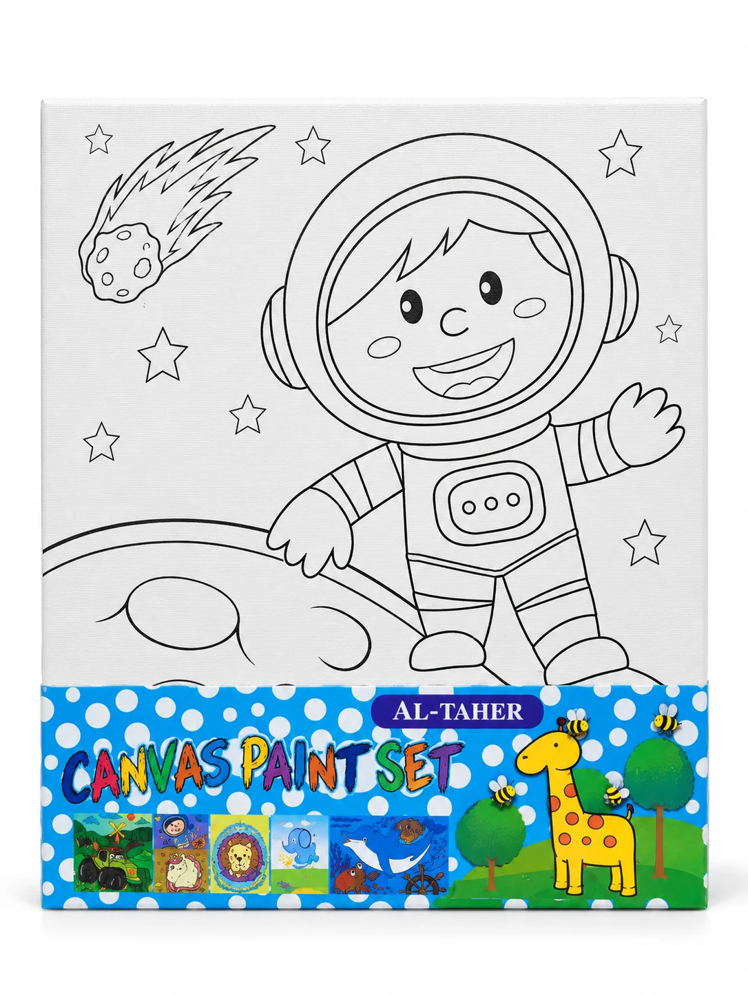 AL-TAHER Astronaut Canvas Paint Set